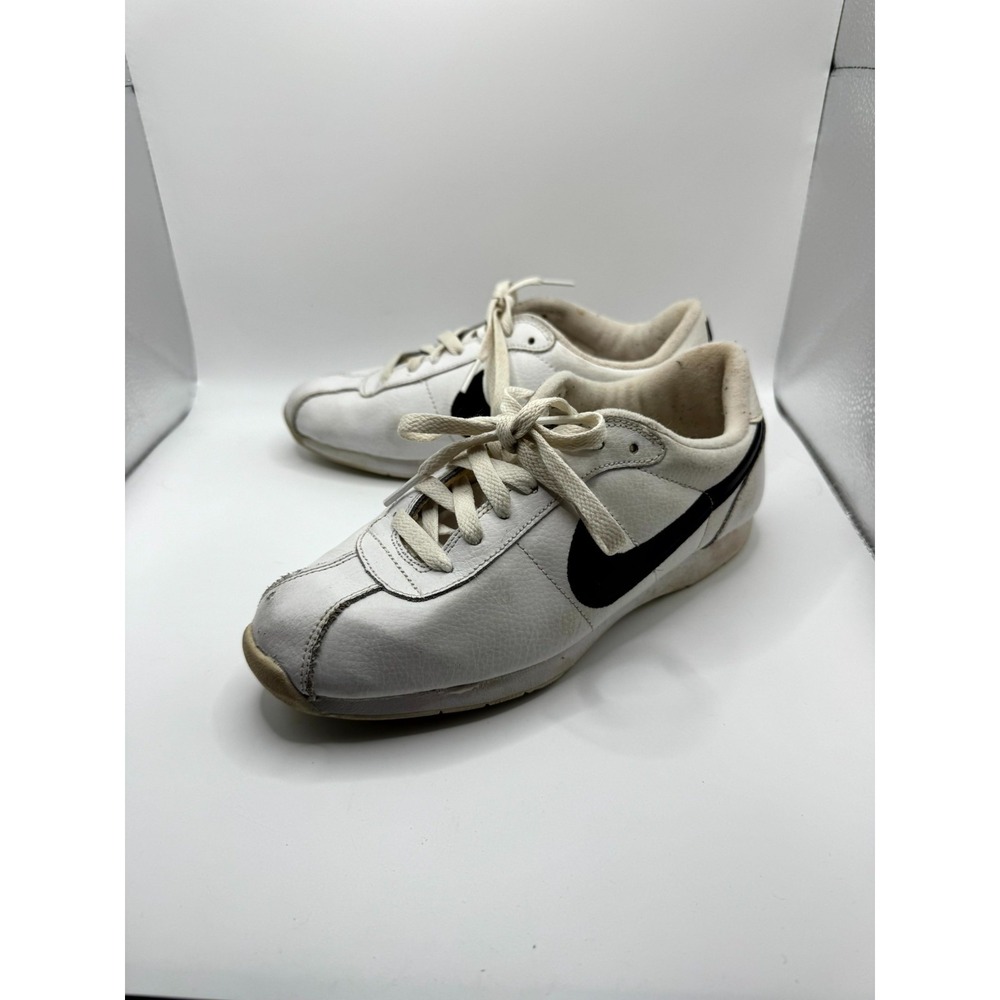 Nike Stamina 172018-101 Womens 7 Sneaker White Leather Low Top Training Shoes
